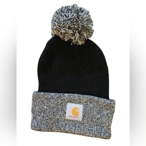 CARHARTT LOOKOUT BEANIE.  Womens.  Black & White.